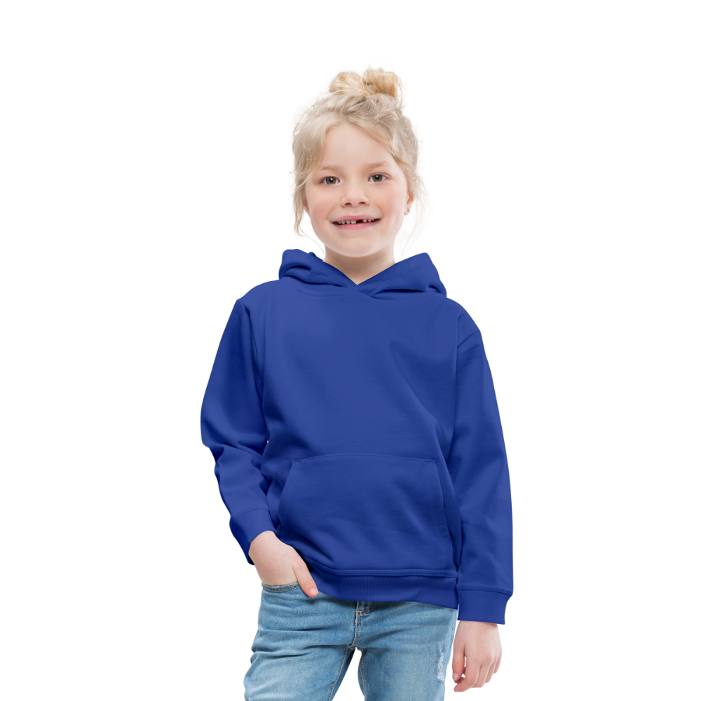 Felpa con cappuccio Premium per bambini | Personalizzabile - blu royal