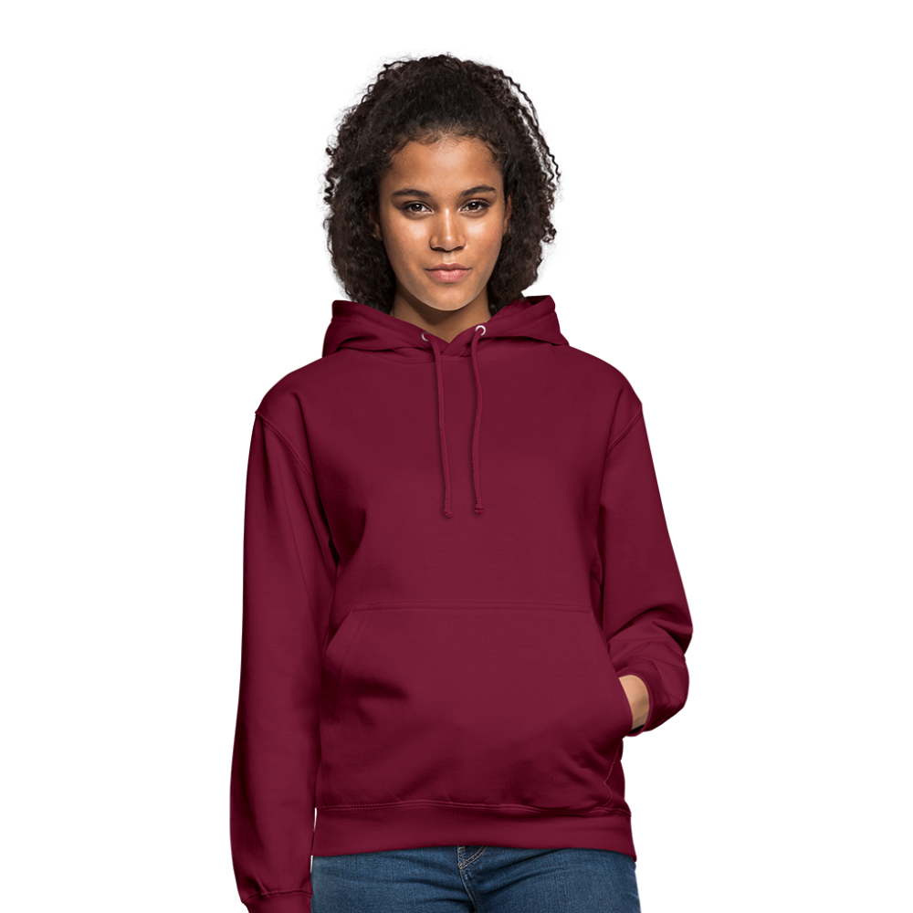 Felpa con cappuccio unisex | AWDis - rosso bordeaux