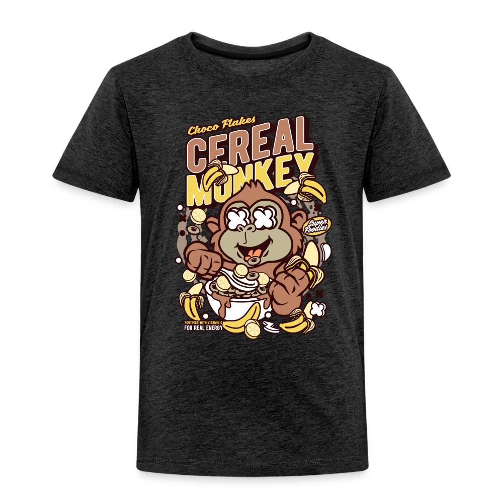 Maglietta Premium per bambini | Spreadshirt | Cereal Monkey - antracite