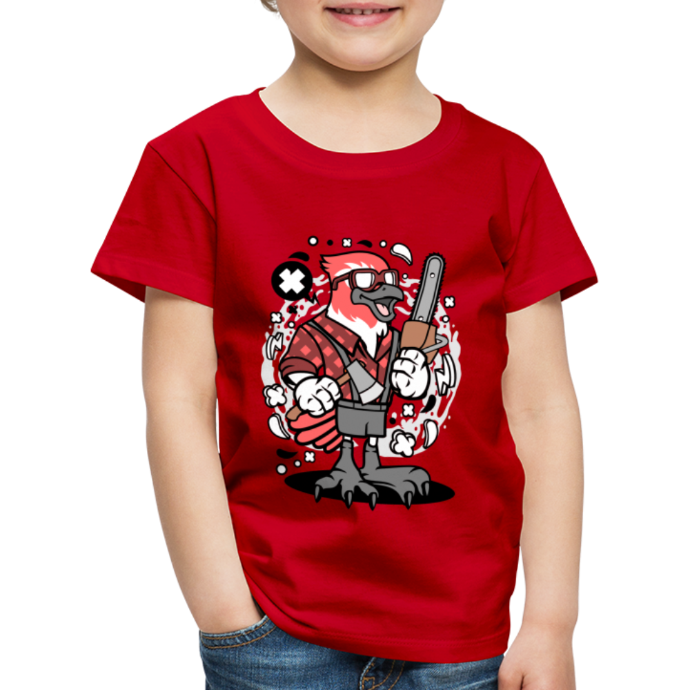 Maglietta Premium per bambini | Spreadshirt | Bird Lumberjack - rosso