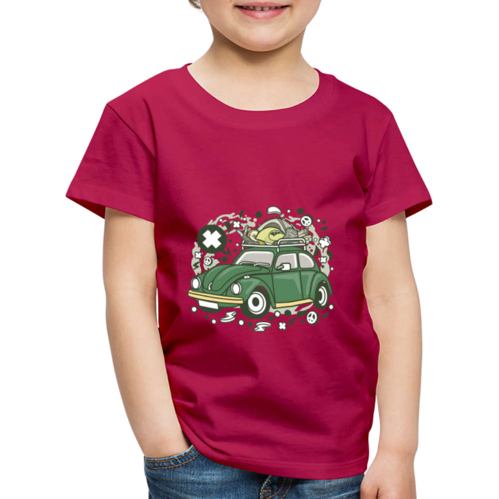 Maglietta Premium per bambini | Spreadshirt | Camp Tour - Borgogna