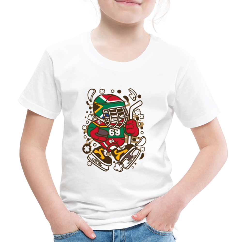 Maglietta Premium per bambini | Spreadshirt | Hockey Kid - bianco