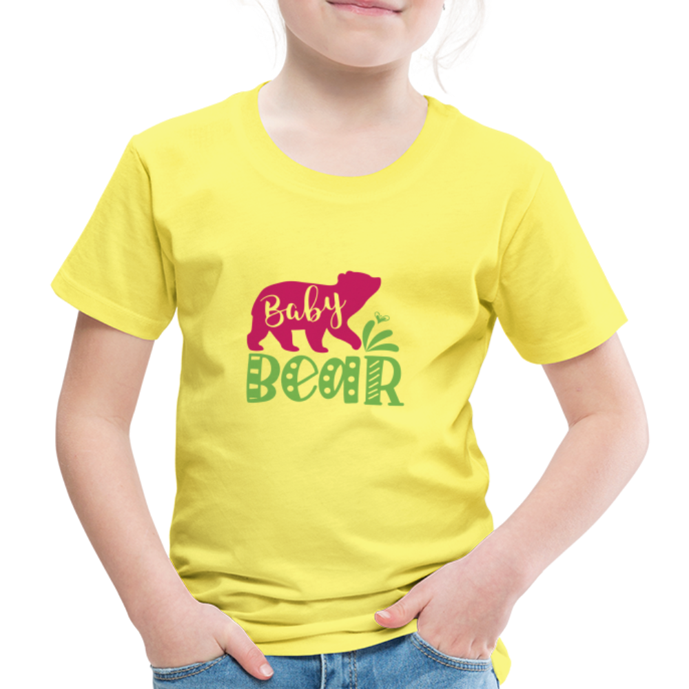 Maglietta Premium per bambini | Spreadshirt | Baby Bear - giallo