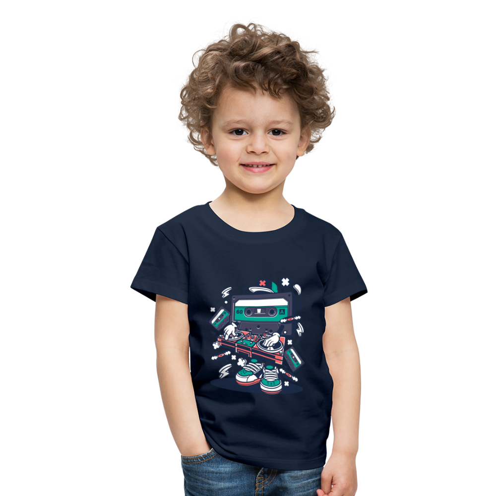 Maglietta Premium per bambini | Spreadshirt | Cassette Disk Jockey - navy