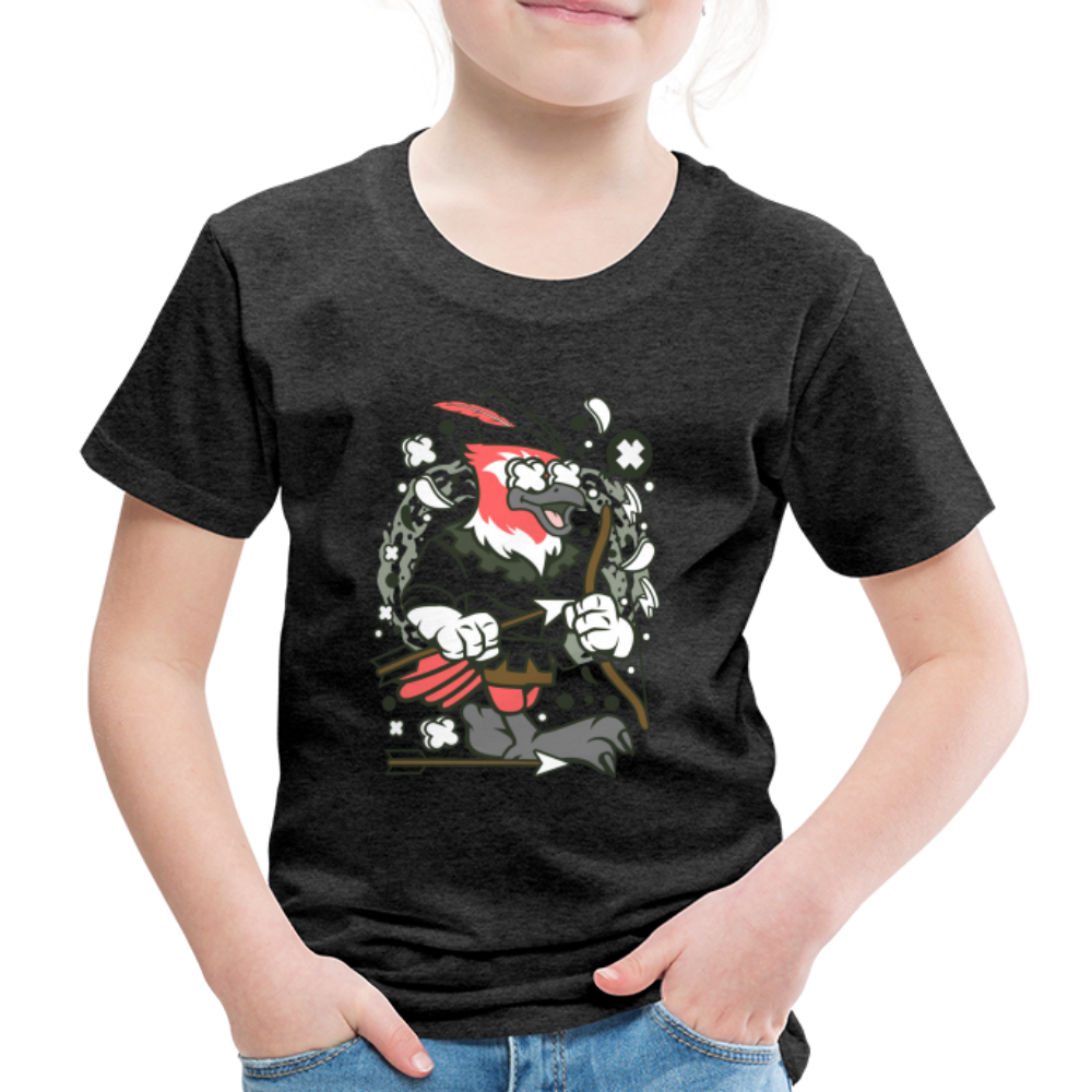 Maglietta Premium per bambini | Spreadshirt | Bird Robin - antracite