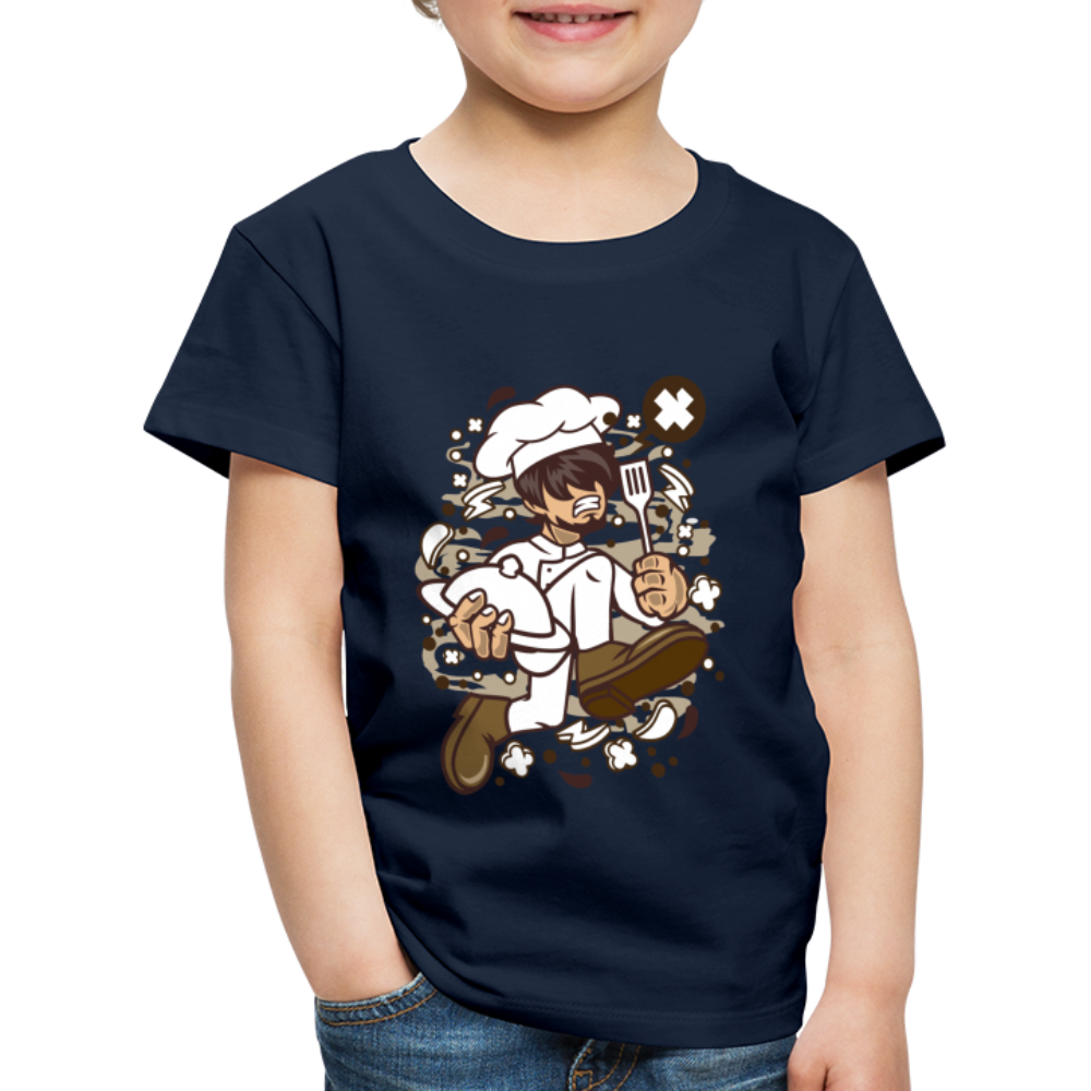 Maglietta Premium per bambini | Spreadshirt | Chef Running - navy