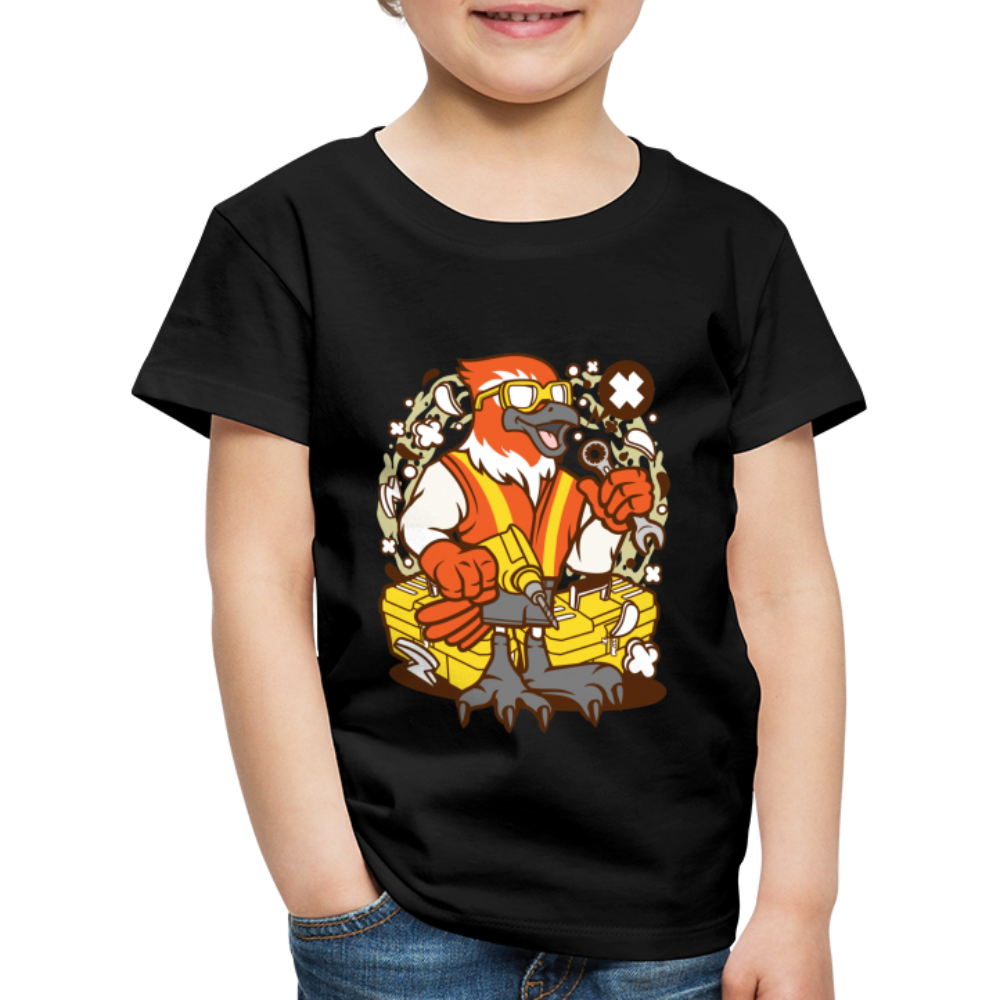 Maglietta Premium per bambini | Spreadshirt | Bird Mechanic - nero