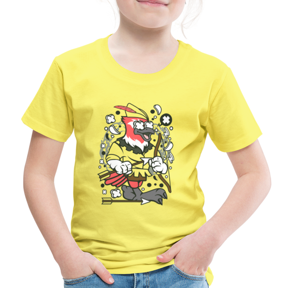 Maglietta Premium per bambini | Spreadshirt | Bird Robin - giallo