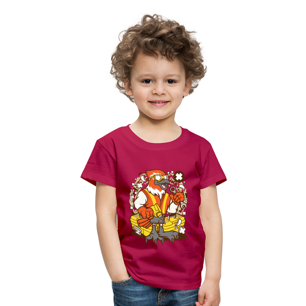 Maglietta Premium per bambini | Spreadshirt | Bird Mechanic - Borgogna